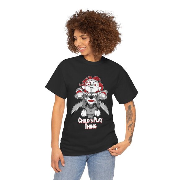 Unisex Toy Story Horror Movie Chucky Childs Play Disney Halloween T-Shirt - Picture 3 of 11